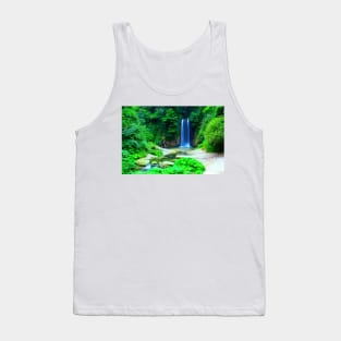 Long-exposure shot of Cascata dell'Antico Mulino in Sarnano Tank Top